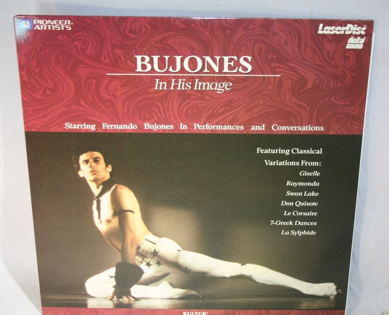 Laserdisc {i} * Bujones * In His Image Fernando Bujones ~ Pioneer Artist