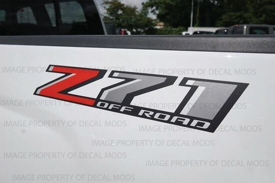 set of 2: 2018 Z71 Off Road Decals F18 stickers Chevy Silverado GMC Sierra FG7J0