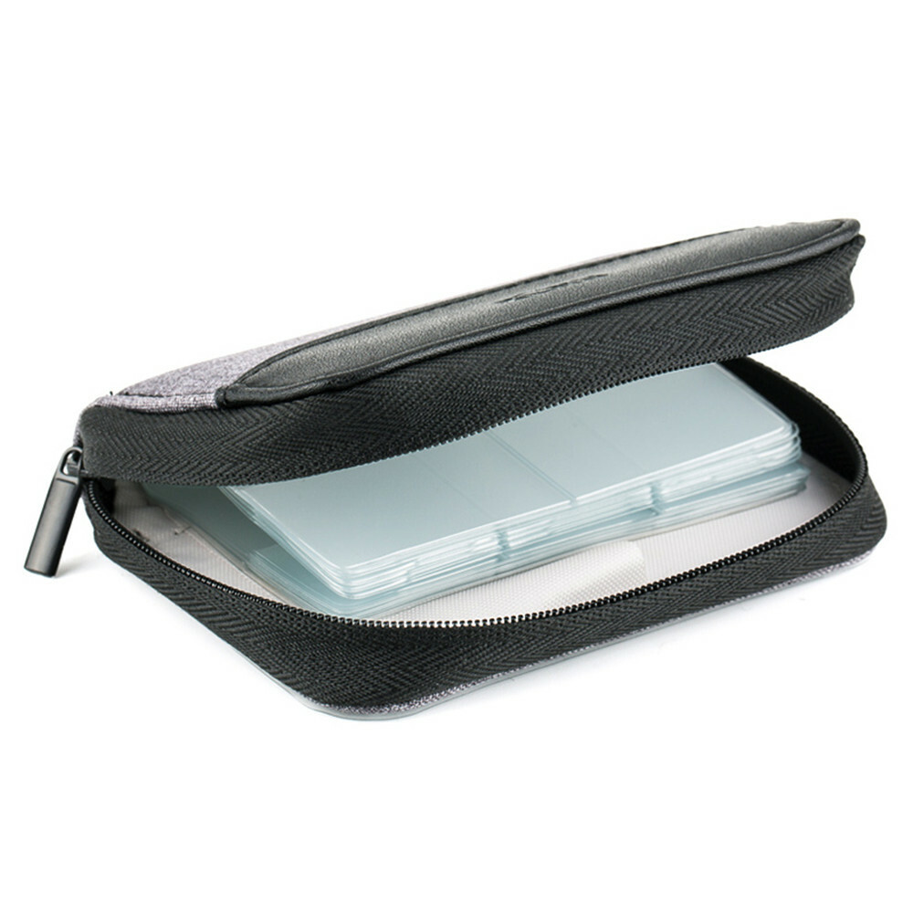 Camera Carrying Memory Card Case Holder Protector for 24 SD and 4 XQD CF Cards