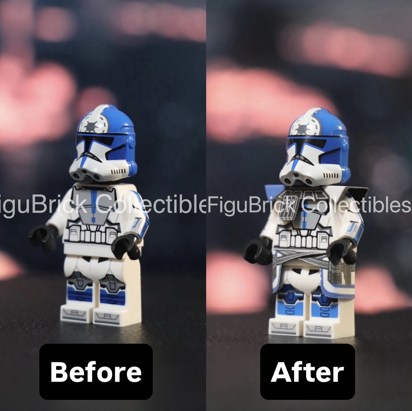 for LEGO Star Wars ARC Trooper Jesse Custom Cloth Upgrade Kit (Kama + Pauldron)