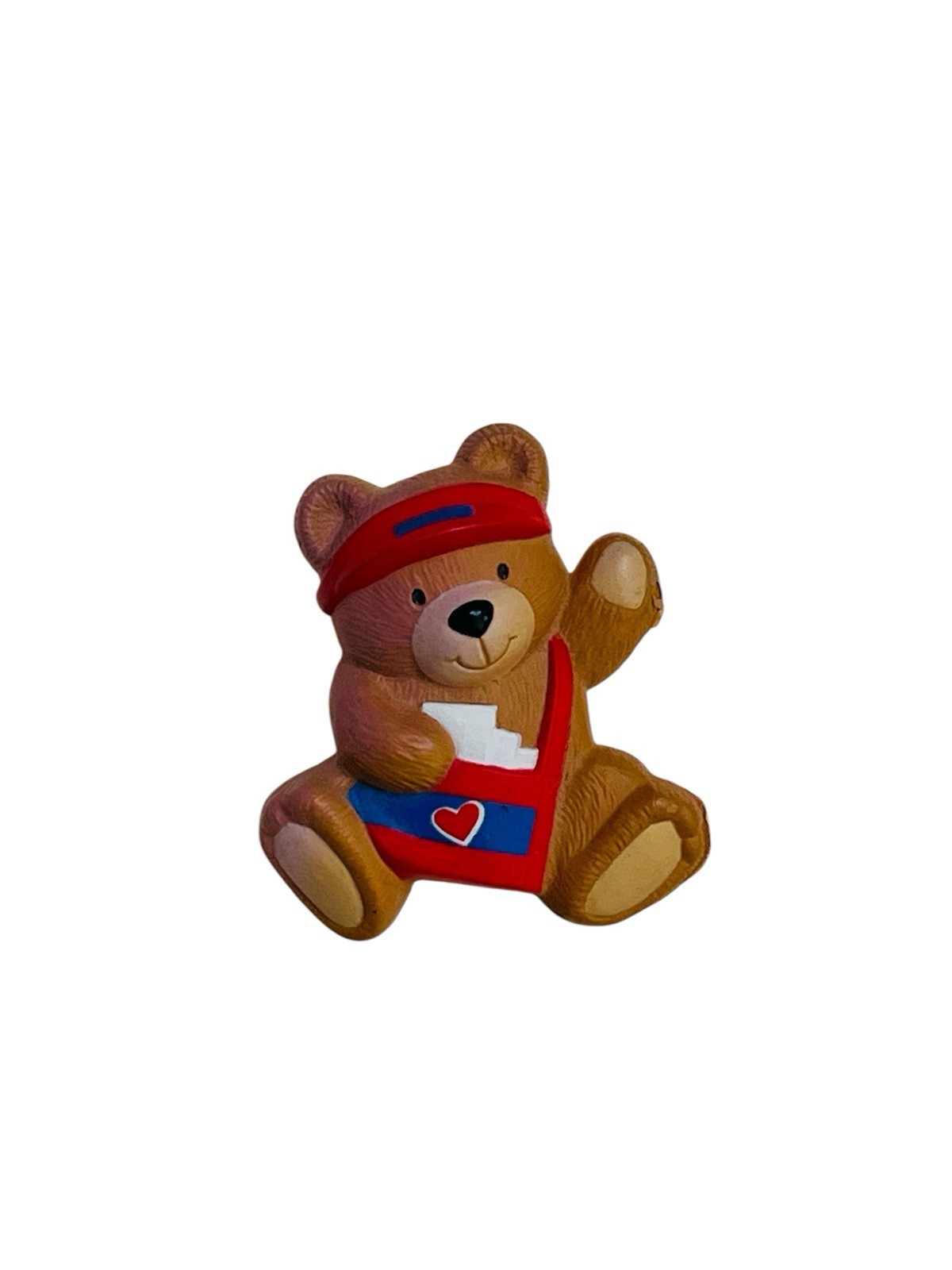 Vintage Hallmark Valentine’s Day Letter Carrier Teddy Bear Pin