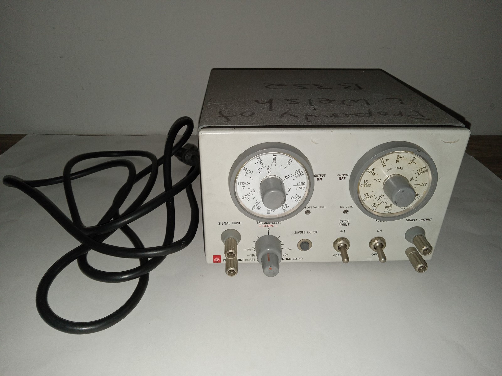 GENERAL RADIO 1396-B TONE BURST GENERATOR