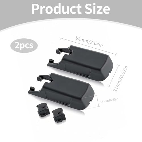 2 Pcs Set W000050335 Front Windscreen Wiper Arm Cover Cap with Push Clips,