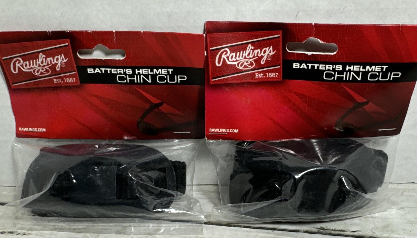 Rawlings Batter's Helmet Chin Cup Strap Baseball Softball 2 Packs
