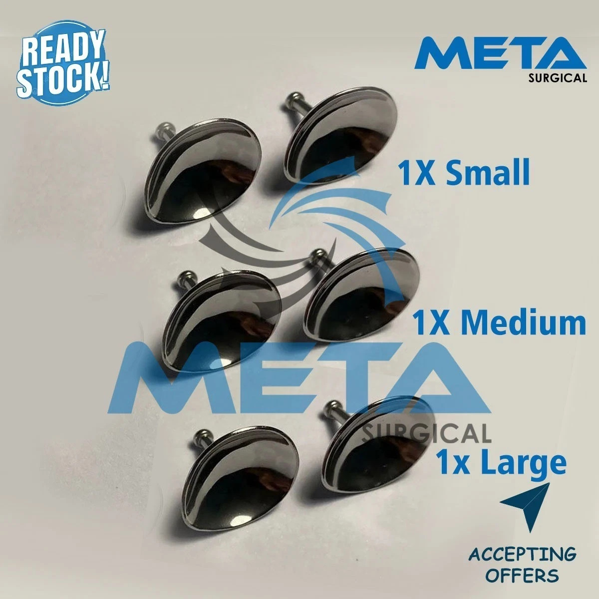 3 Pairs S M L Eye Shield Ocular Sclera Protection Laser Tattoo Remove Eyelid
