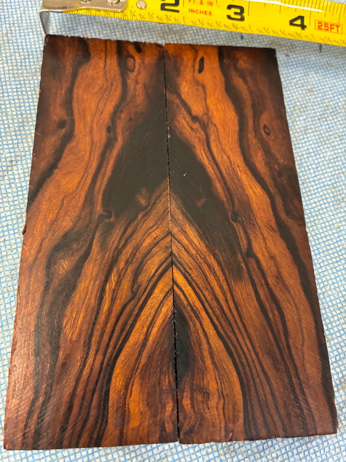 Desert Ironwood Knife Scales Handles Grips Blanks ~ 5.25”x 1.625” x .375" each.