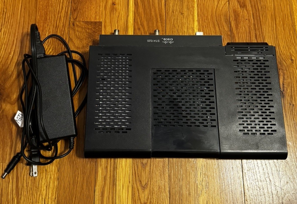 Cisco STA1520 Cable TV Tuning Adapter with Power Adapter