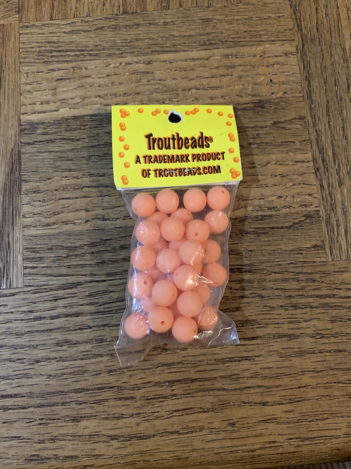 Trout Beads 10mm Cheese