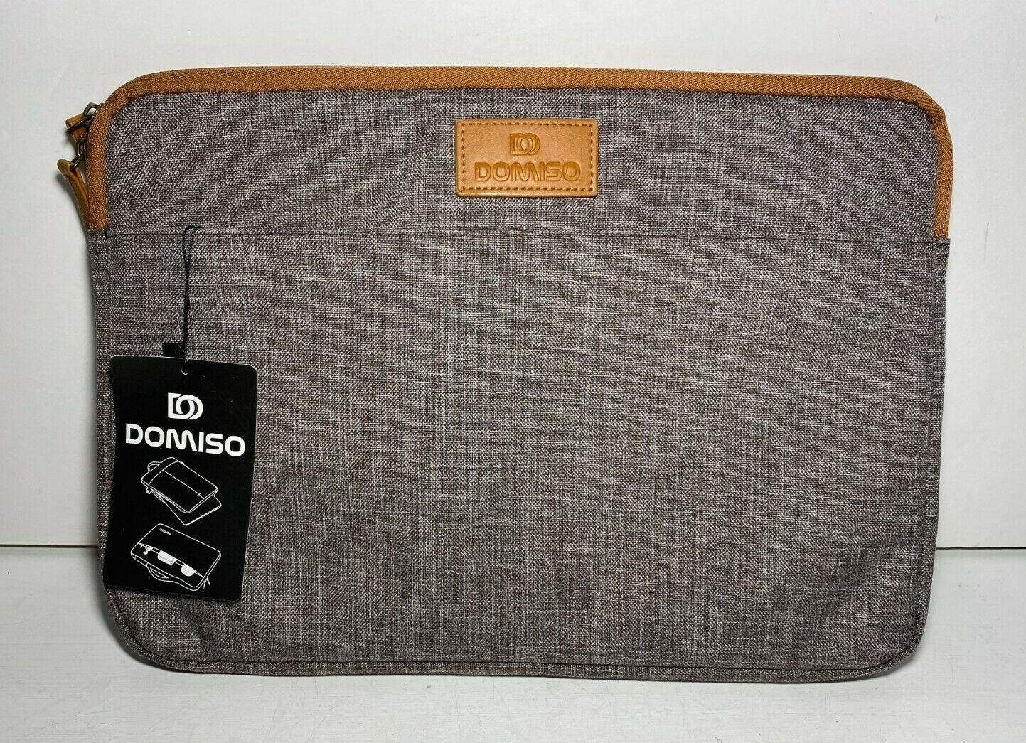 DOMISO 12.5 Inch Laptop Sleeve Case Water-Resistant Notebook Tablet Brown | USA