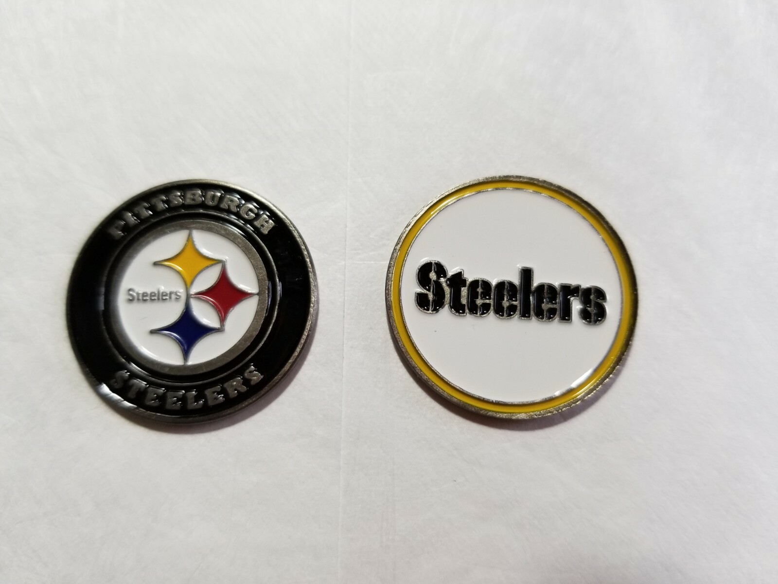 NEW! Pittsburgh Steelers Golf Ball Marker 2 Sided