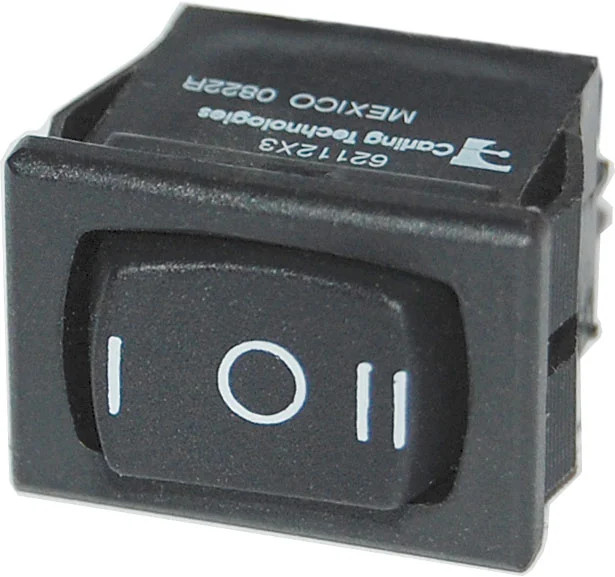 Blue Sea - 7482B-BSS - Switch Rocker SPDT On-Off-On - (Pack of 1)