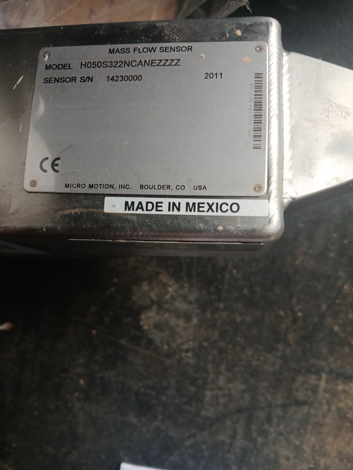 Micro Motion Flow Sensor H050S322NCANEZZZZ
