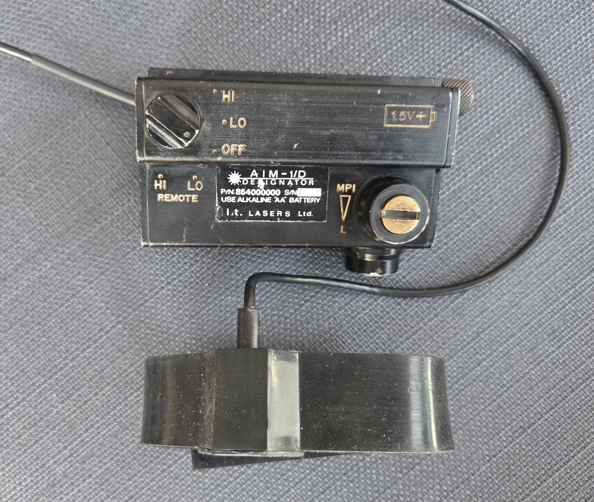 ITL AIM-1/D Laser Aimer IR Pointer, Remote Cord AIM-1D