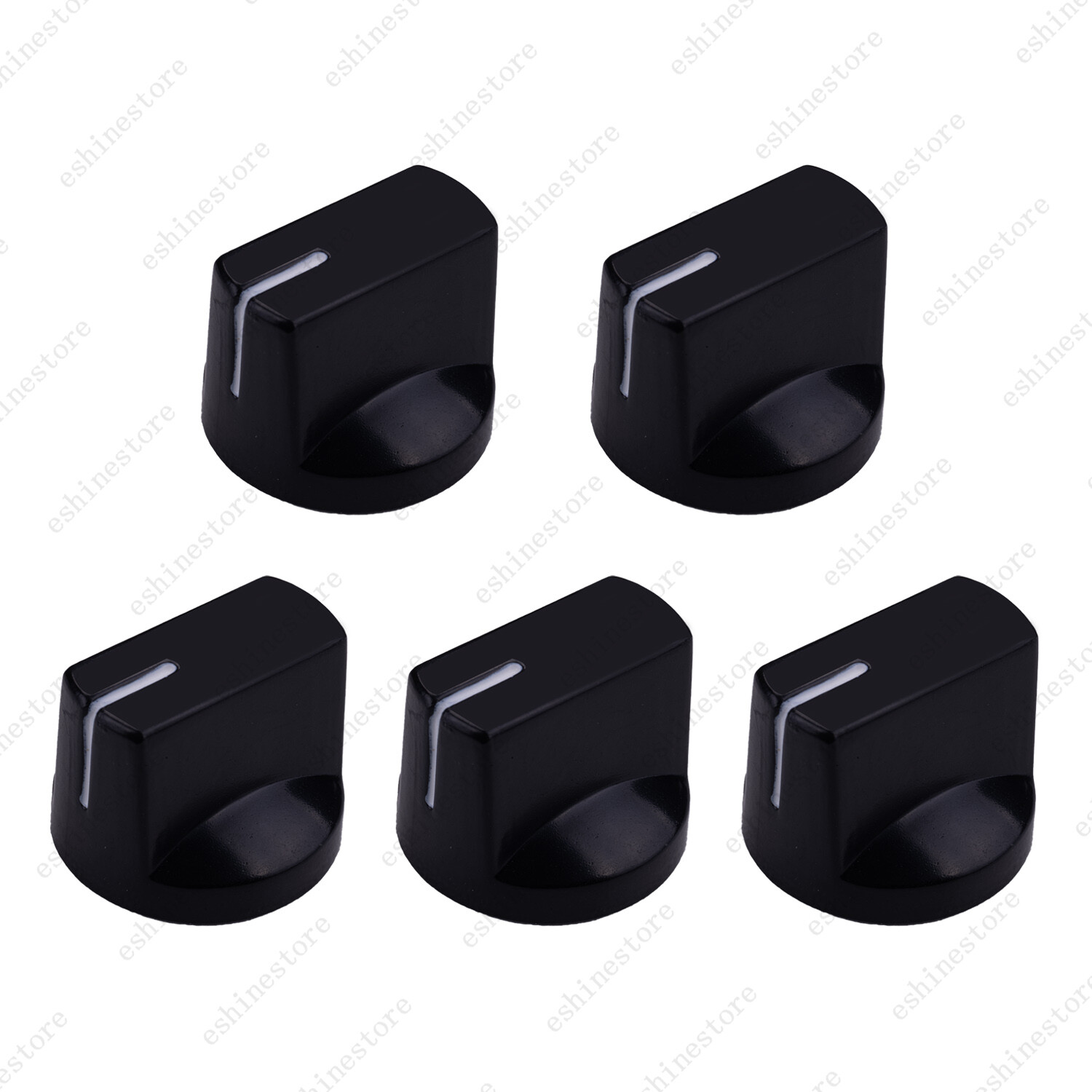 1/5/10Pcs Guitar Flat Flush Head Style Guitar AMP Effect Pedal/Pointer Knobs-6mm