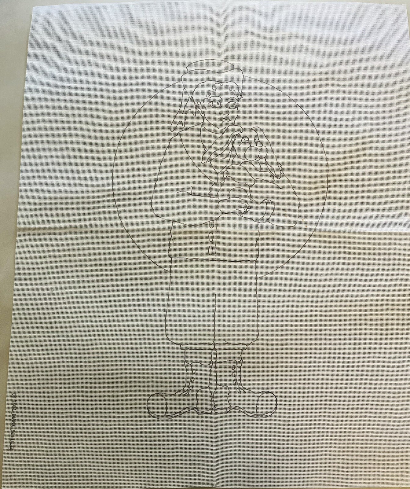 Diane M Schultz Needlepoint Canvas “Child’s Play”