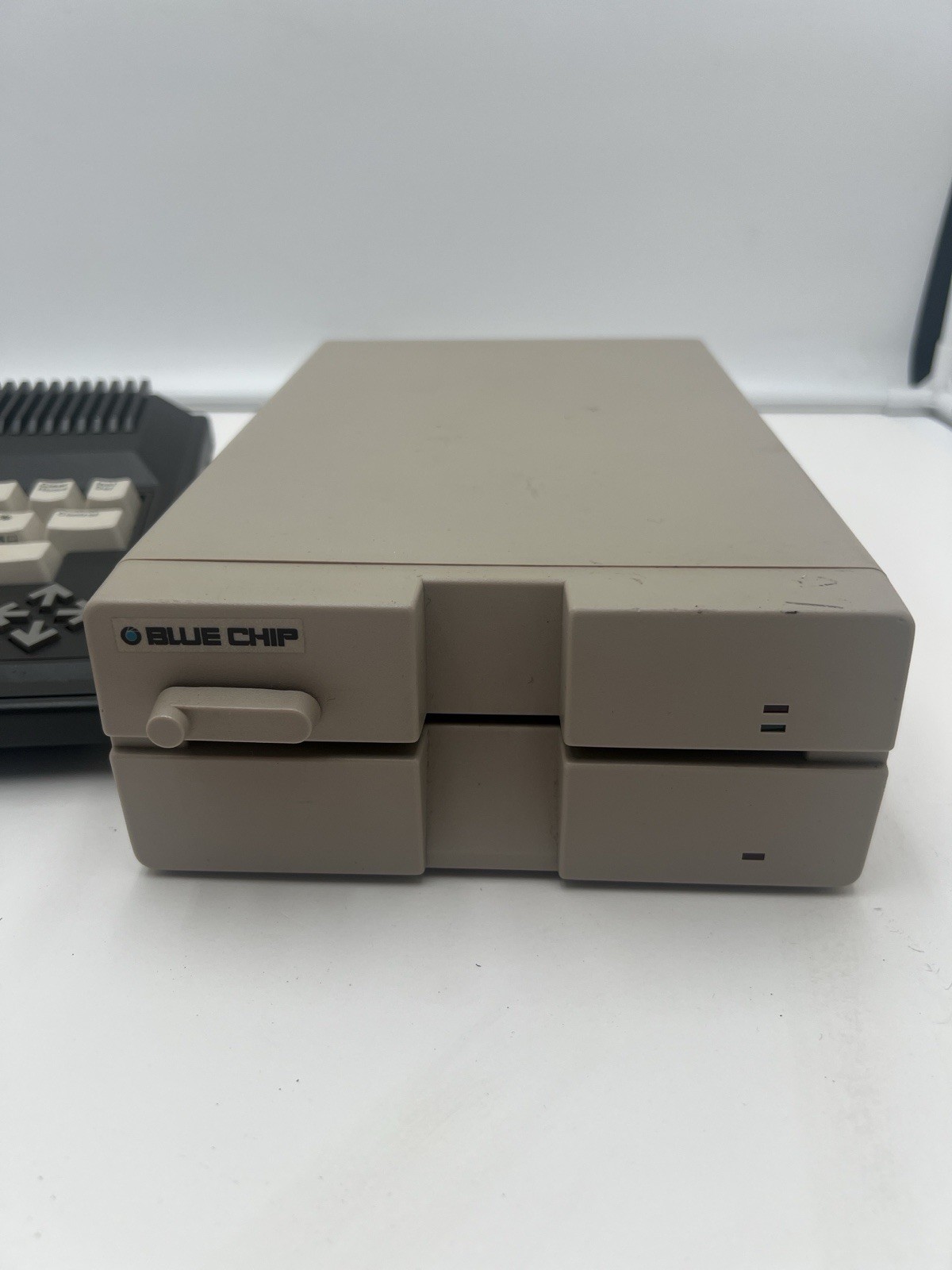 VTG Commodore Plus/4 Computer & Blue Chip Floppy Disk Drive Untested / No Cables