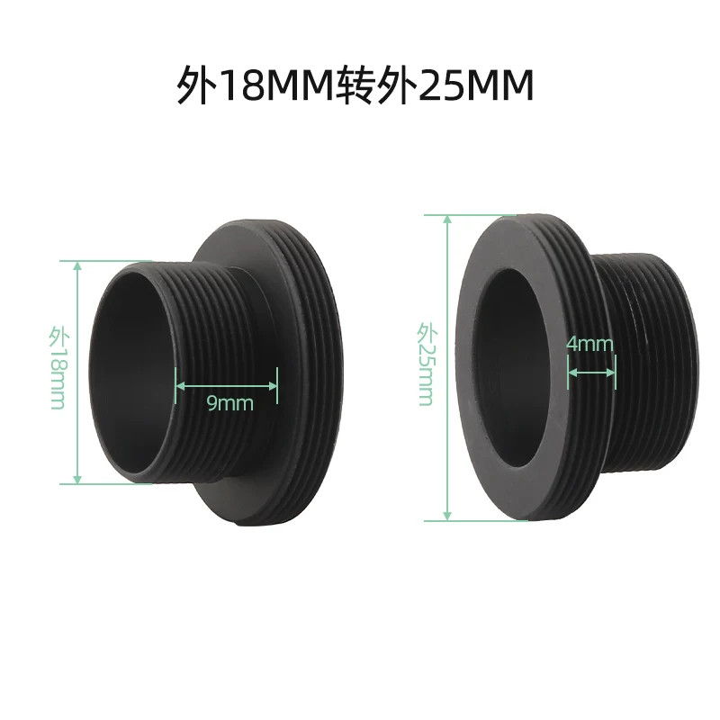 18mm External to 25mm External Microscope Objective Adapter Ring