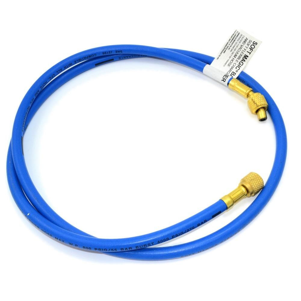 Uniweld H5SMBB Manifold Hose 60 in Soft Magic Cfc/Hcfc/Hfc/R410 Blue 1/4 Standar