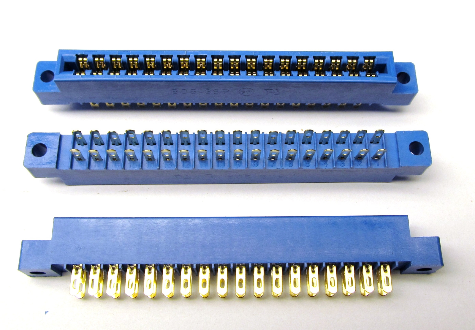 JAMMA 36 Pin Arcade Card Edge Connector Socket, Solder Eyelet, 3.96mm / 0.156"