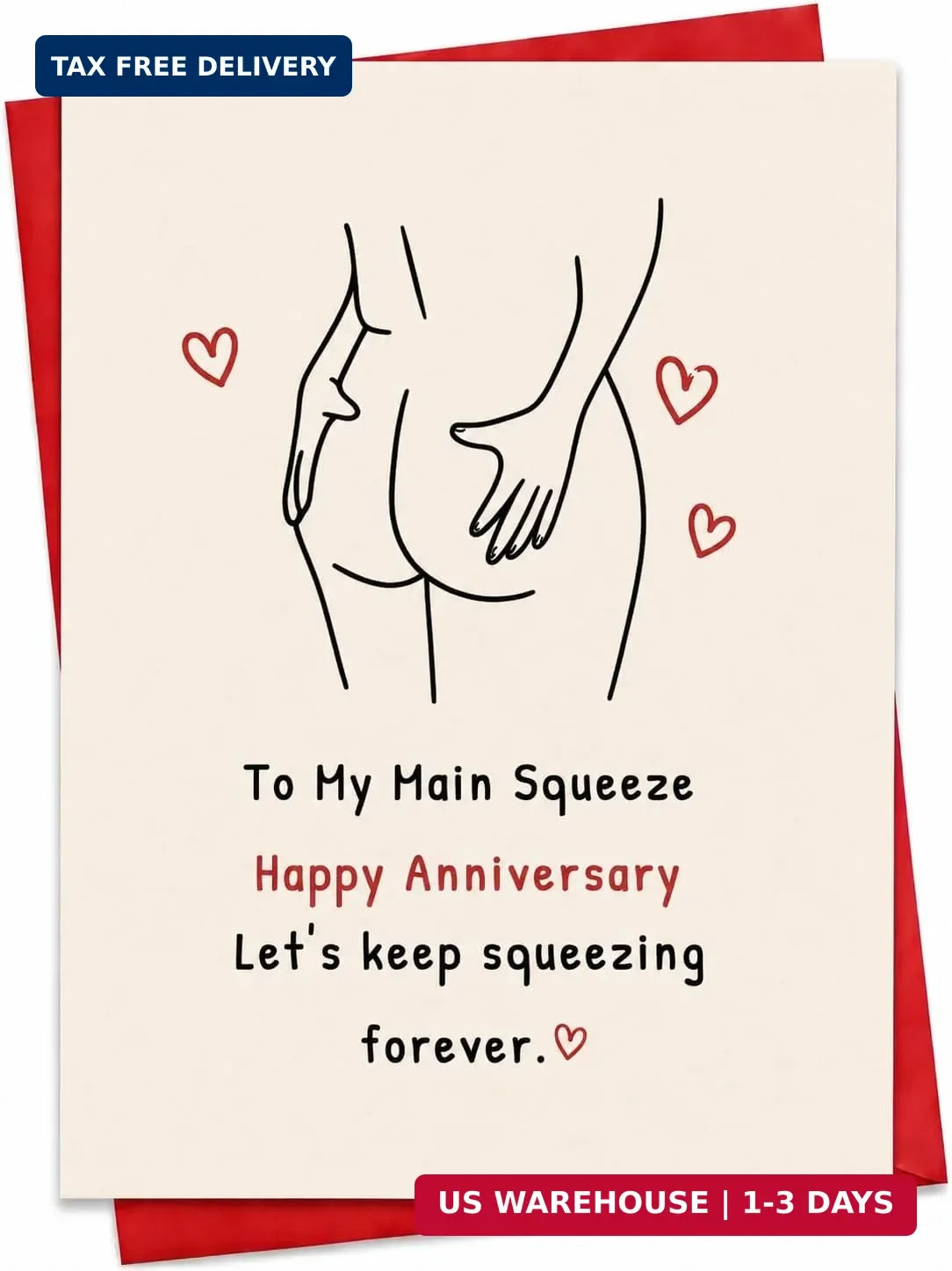 Funny Anniversary Card Gift for Husband, Wife, Men, Women, Wedding Anniversary C
