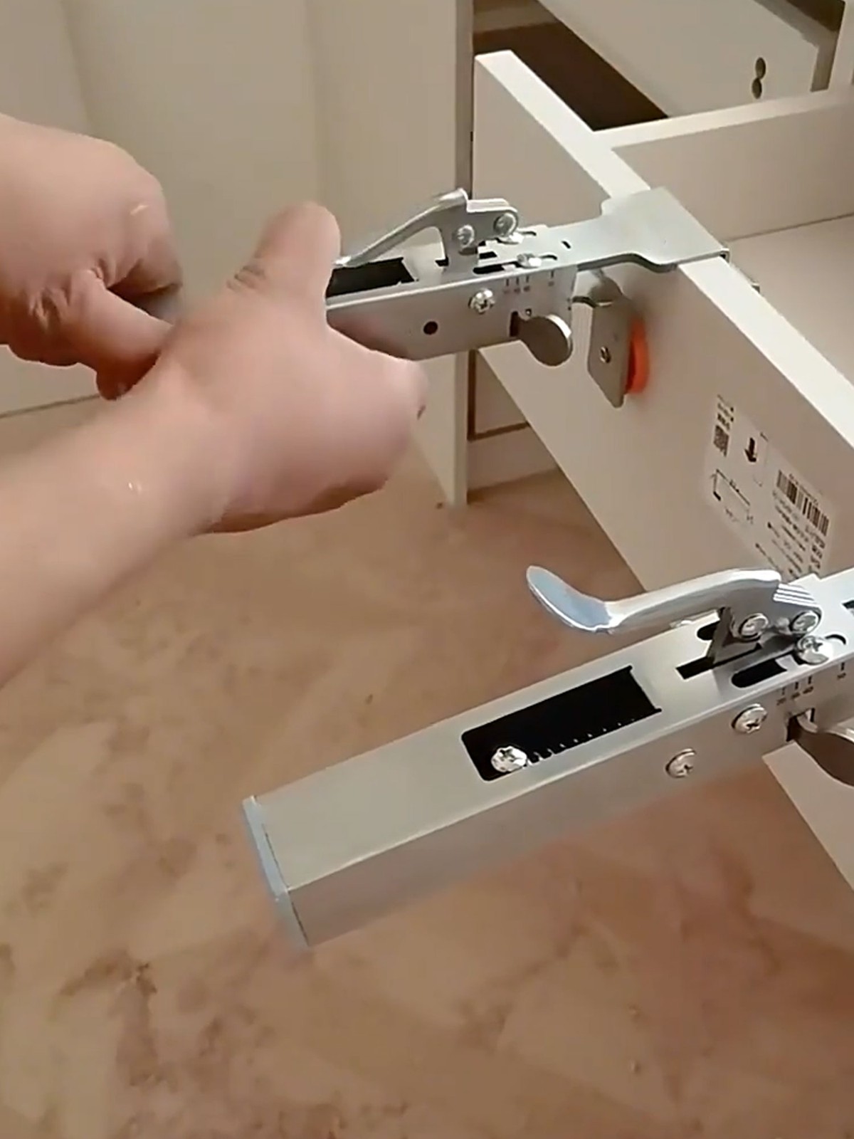 Adjustable Drawer Fixing Clamp,Drawer Front Installation Clamps TL