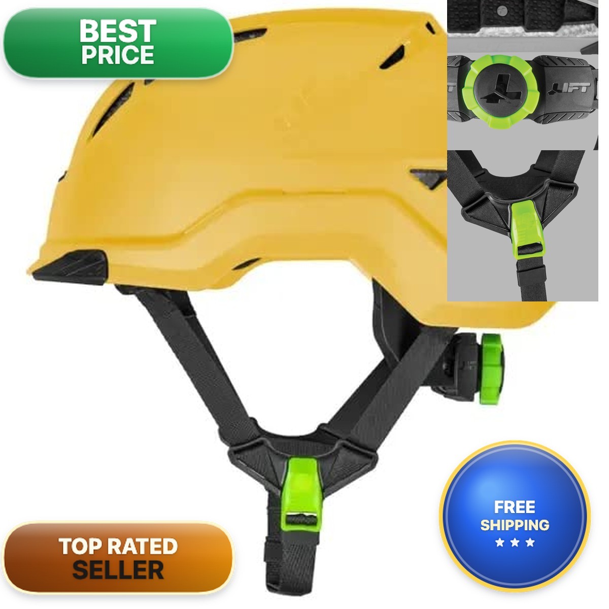 Radix - Safety Helmet Hard Hat Yellow Hrx-22Lc2-Radix
