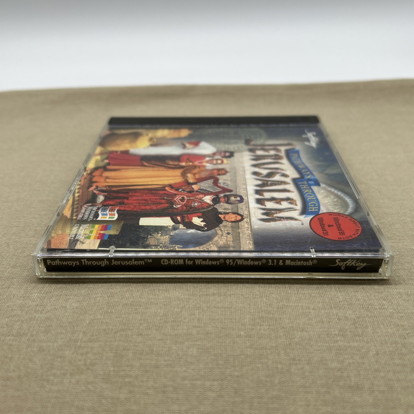 Pathways Through Jerusalem (PC 1995 CD-ROM 2-Disc) Softkey Win 95 Computer Game