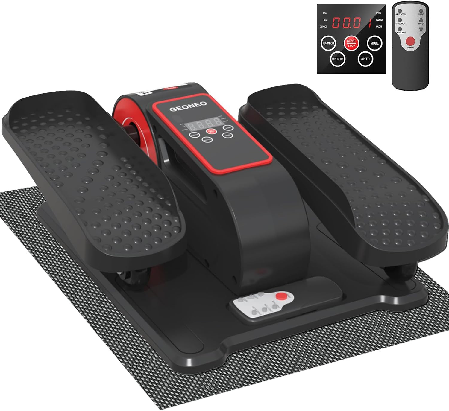 Under Desk Elliptical Machine, Electric Elliptical Leg Exerciser for Senior, Qui