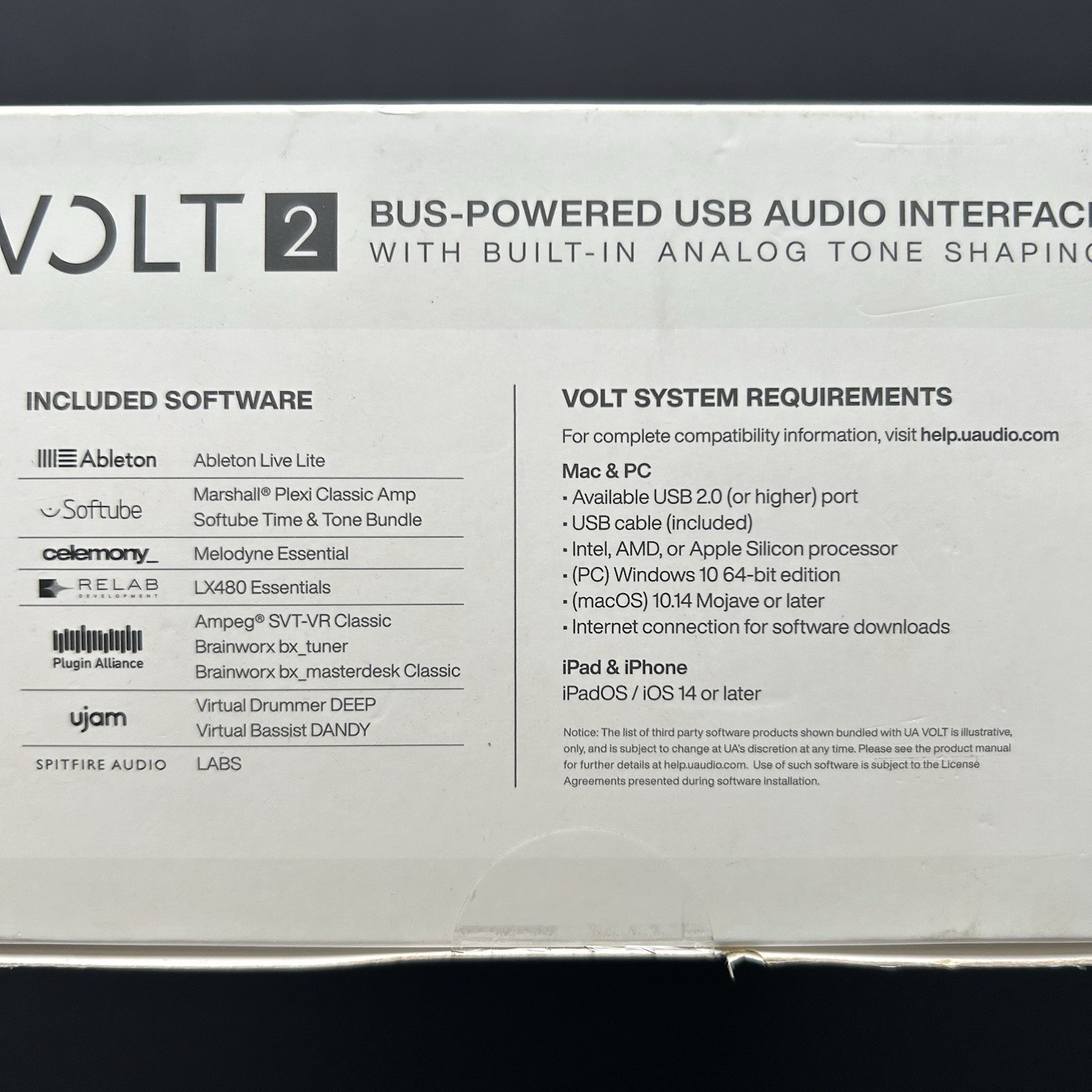 Volt 2 Bus-Powered USB Audio Interface