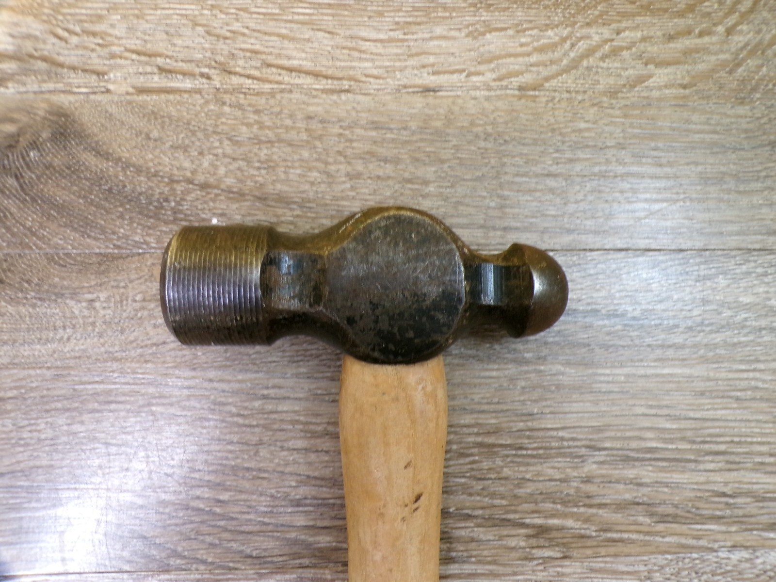 Ball Peen Hammer Wood Handle 15.5" Long - Solid!