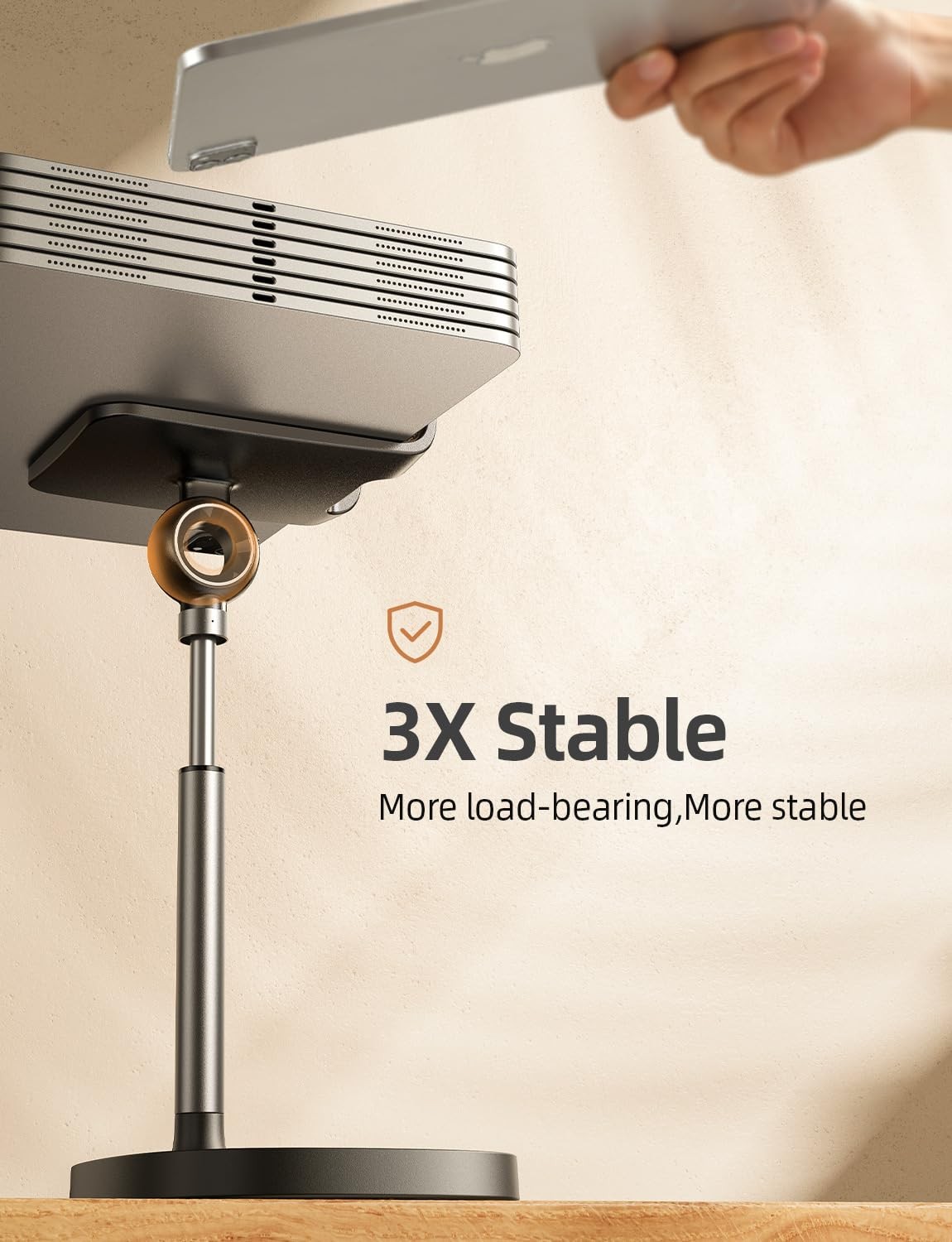 Adjustable Phone Stand – Desk Holder for iPhone, iPad, Switch, Tablet...
