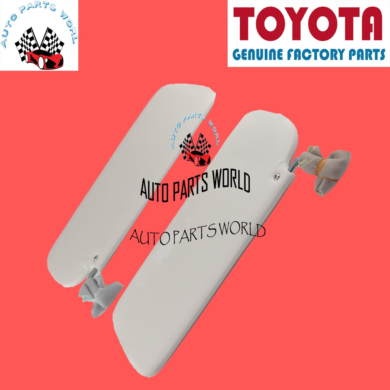 GENUINE OEM TOYOTA 79-84 LAND CRUISER FJ40 BJ40 BJ42 LEFT & RIGHT SUN VISOR SET