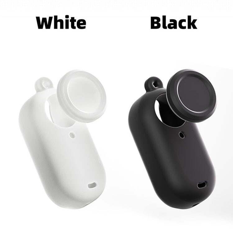 For Insta360 GO 3S Thumb Camera Silicone Case Lens Cover Protective Case Lanyard