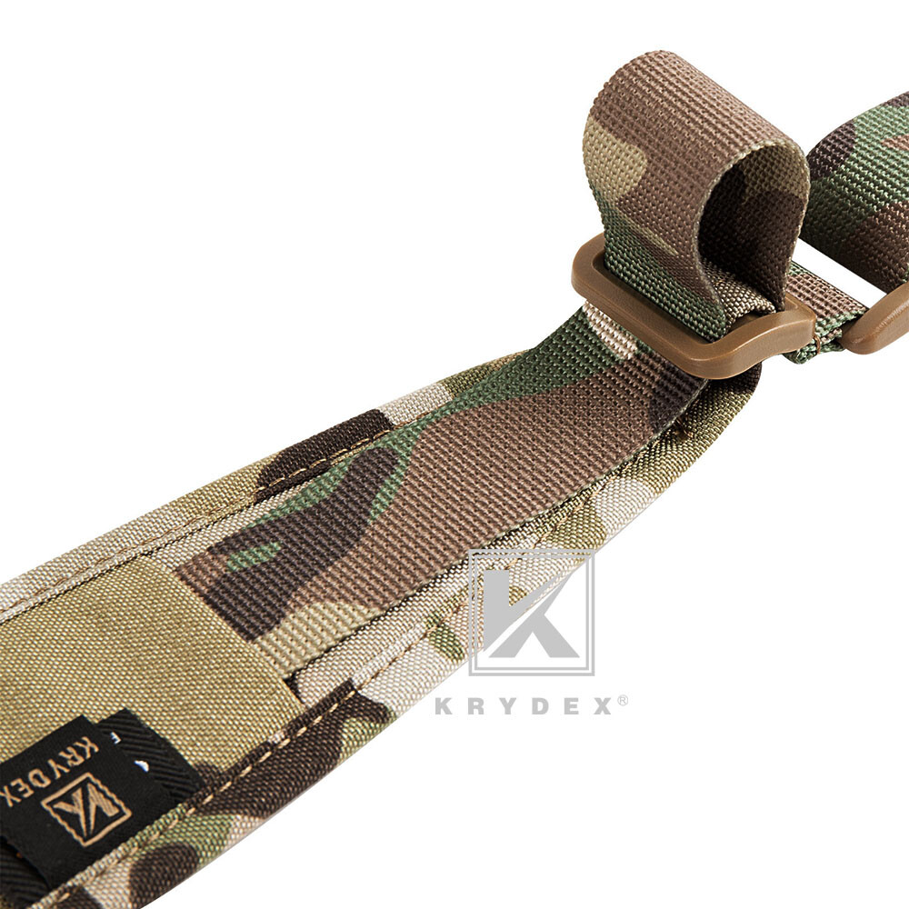 KRYDEX Tactical Sling Modular Slingster Pull Tab Two-Point Sling Adjustable Camo