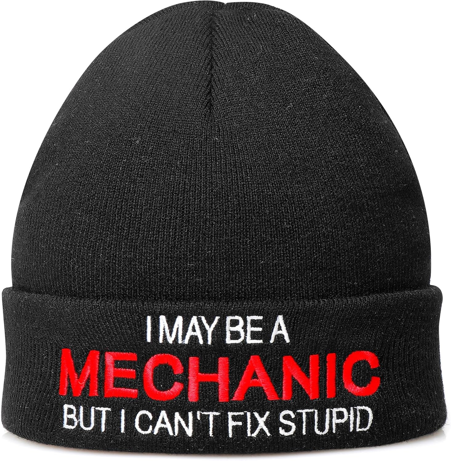 Funny Hats for Mechanics - I May Be A Mechanic But I Can't Fix Stupid -...