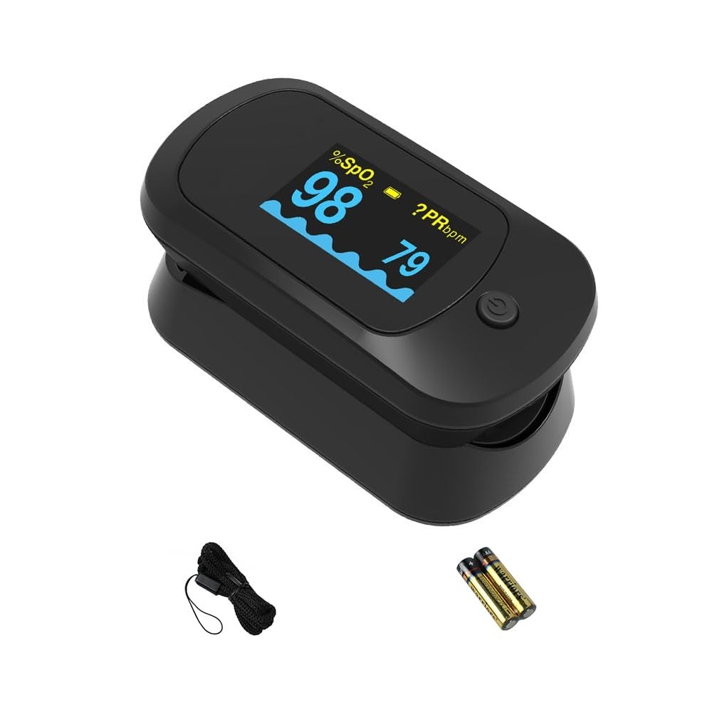 Redi-Medic Fingertip Pulse Oximeter, SpO2 & Pulse Rate Monitor, Proudly Canadian