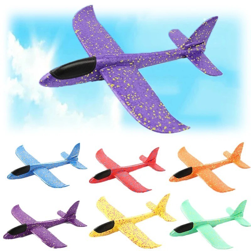 50cm Large EVA Foam Glider Airplane Hand Throw Flying Toy for Kids Outdoor