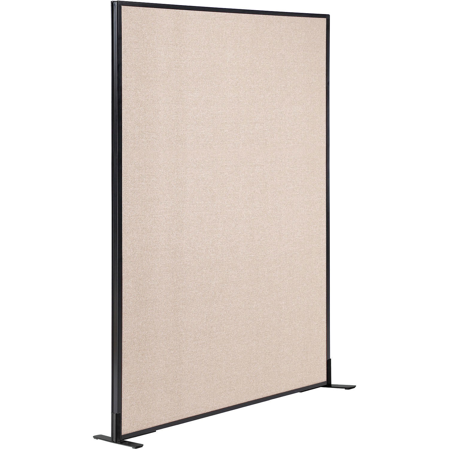 Global Industrial Freestanding Office Partition Panel 48-1/4"W x 72"H Tan