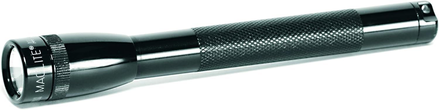 Mini Incandescent Flashlight – Compact, Water-Resistant, Twist On/Off, 2-Cell...