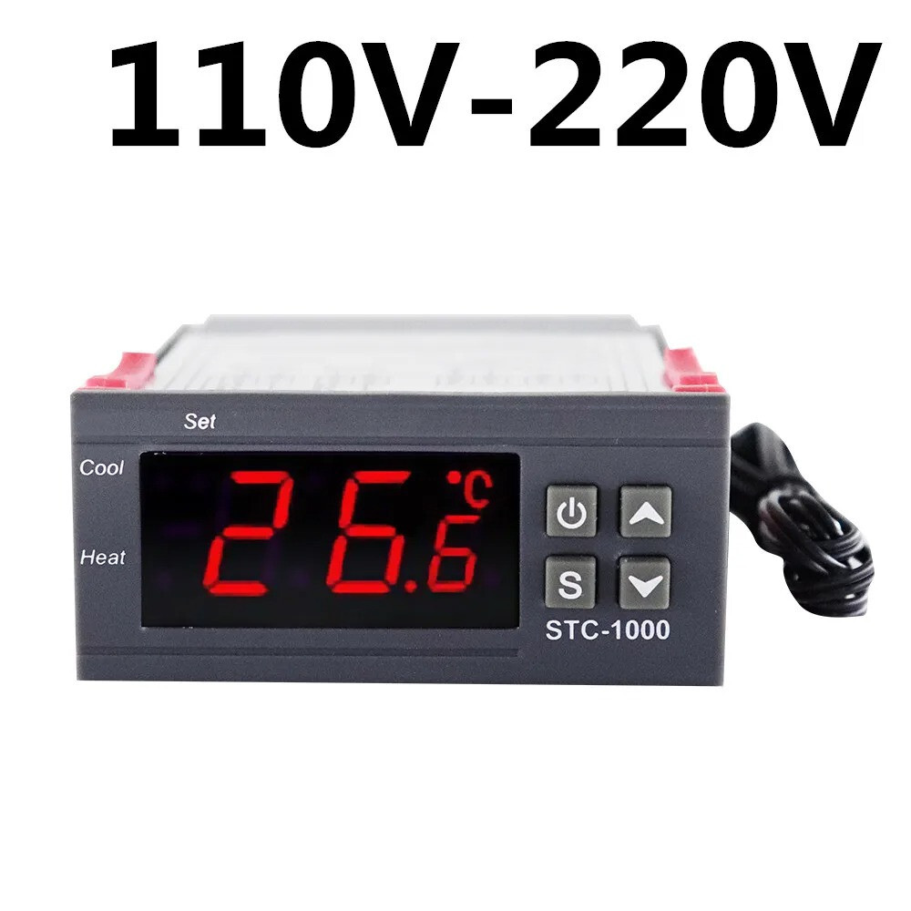 STC-1000 Digital Temperature Controller Thermostat Temperature Controller 220V Relay