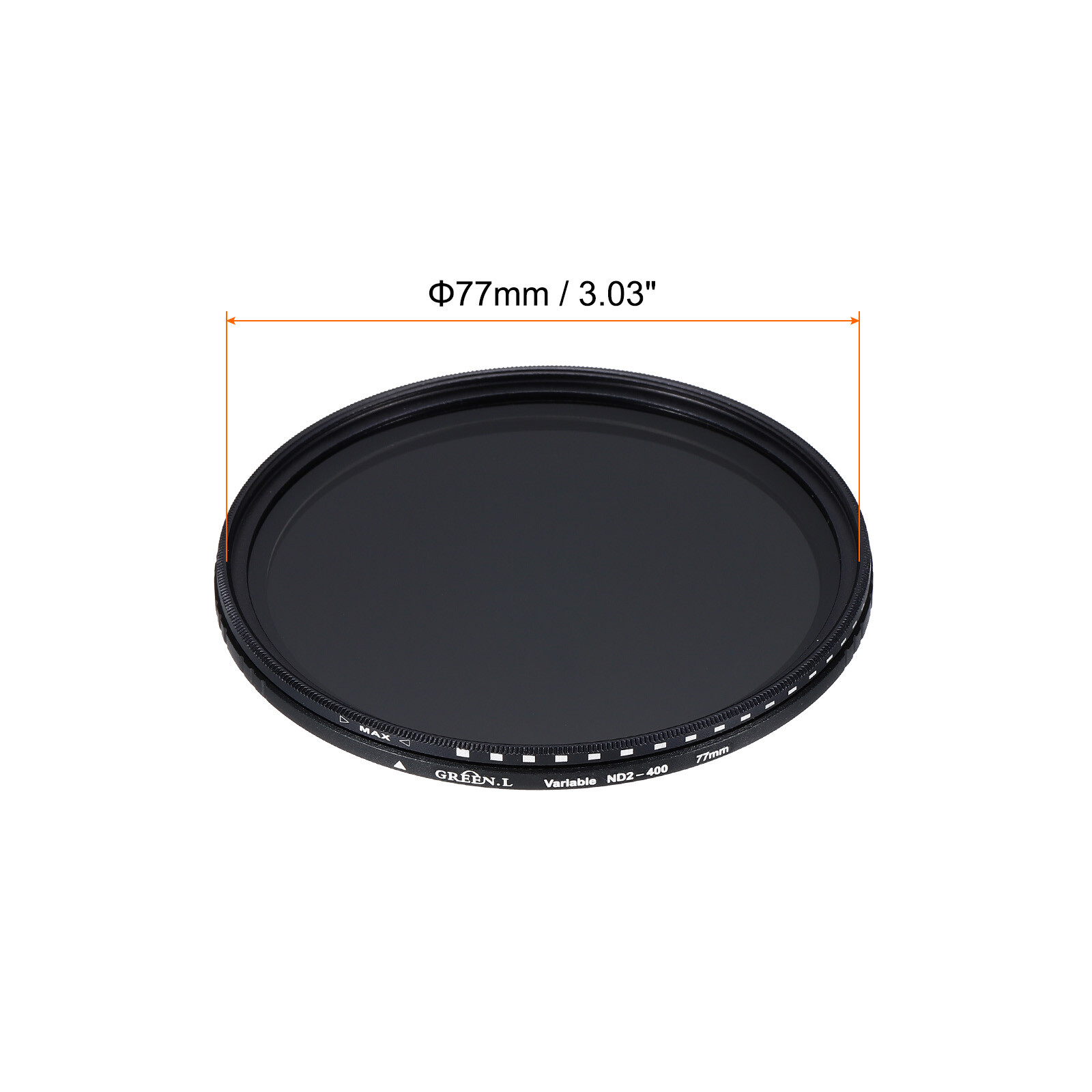 ND2-400 Lens Filter Variable Neutral Density Lens Filter 77mm