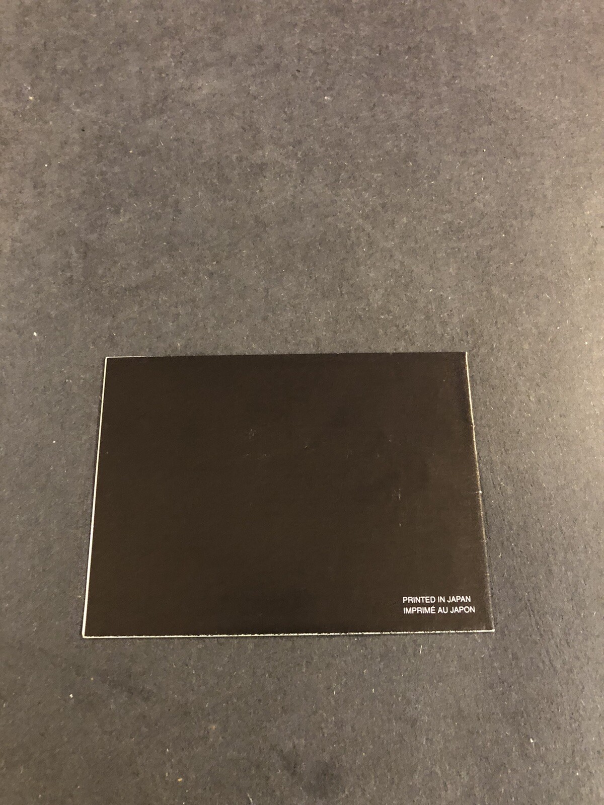Gameboy precaution Insert