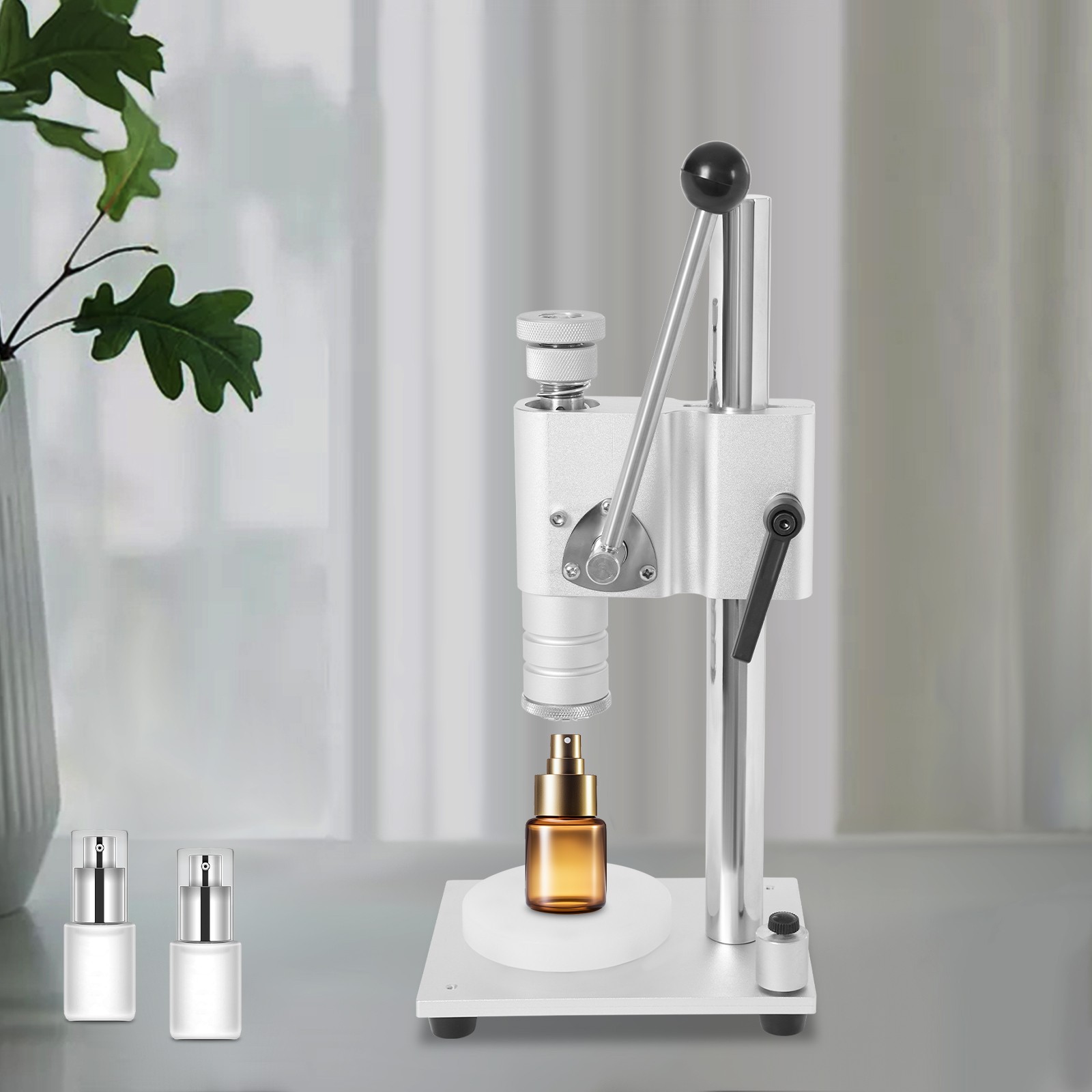 Manual Perfume Bottle Capper – Adjustable, Durable Capping Tool for Crafts
