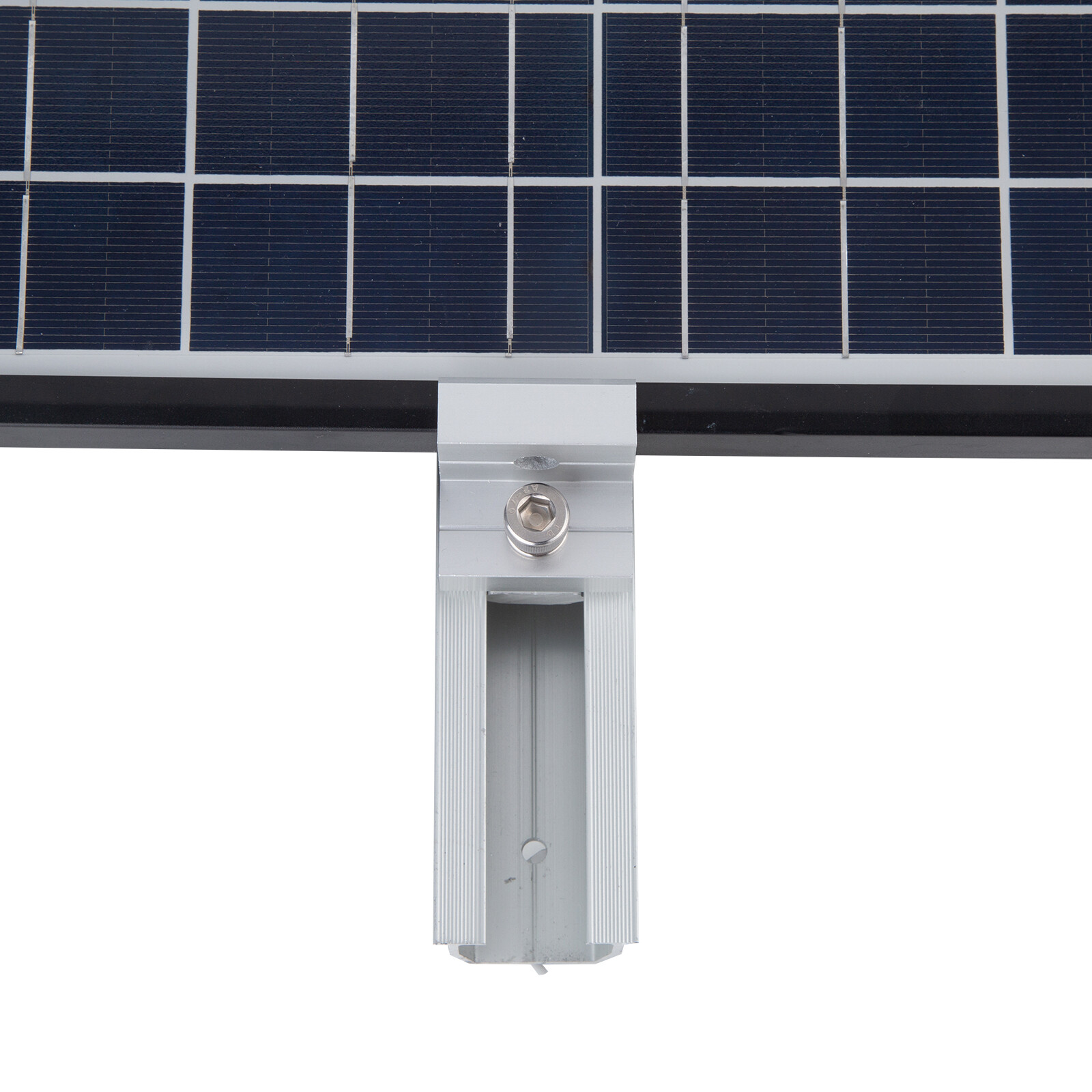 Solar Panel Roof Mount Rail Brackets Kit System for 1-4Pcs Solar Panels Mounting