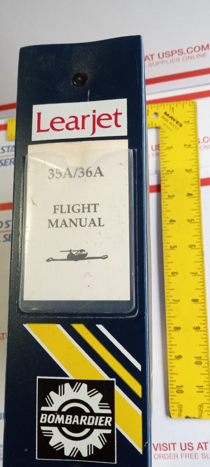 Bombardier GATES LearJet 35A & 36A  Pilot's FLIGHT Manual AIRCRAFT AVIATION USA