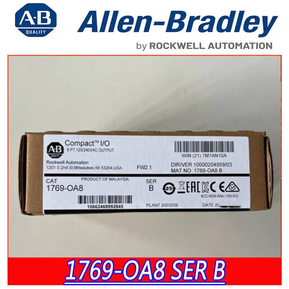 New Sealed AB 1769-OA8 SER A CompactLogix PLC Output Module 1769OA8
