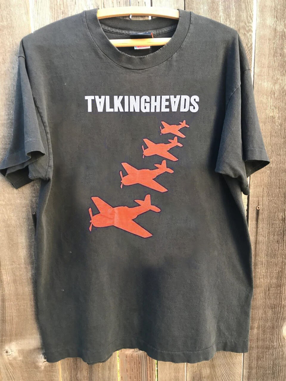 Talking Heads band basic style Charcoal T shirt Reprint digital NH13331