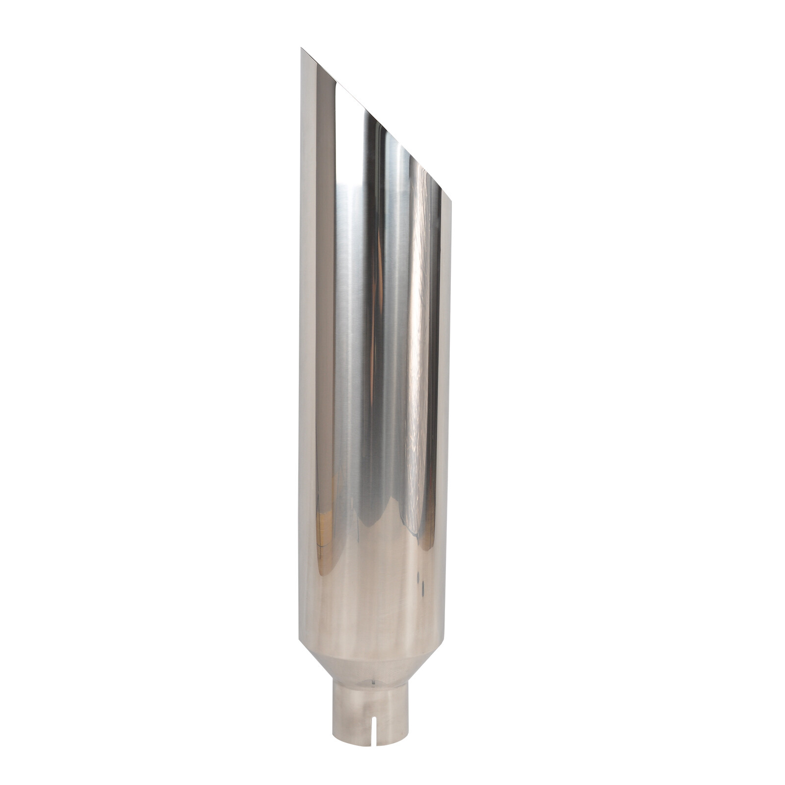 4''/5''Inlet 7''/8''Outlet 36"Long Miter Angle Cut Diesel Smoker Exhaust Stack