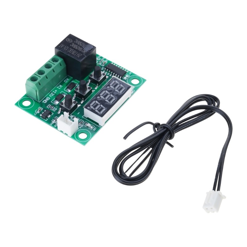 W1209 Digital Temperature Controller DC12V For Precise &Control Blue