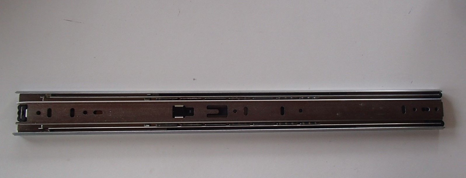 SET OF (2) Side Mount Box Slides 18" Full Extension  SILVER